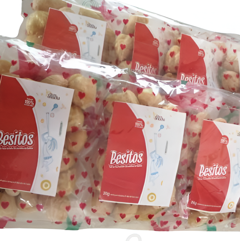 Lonchera de Pan de yuca tostado con Semillas de Quinoa x 6 unidades de 20 gramos cada una