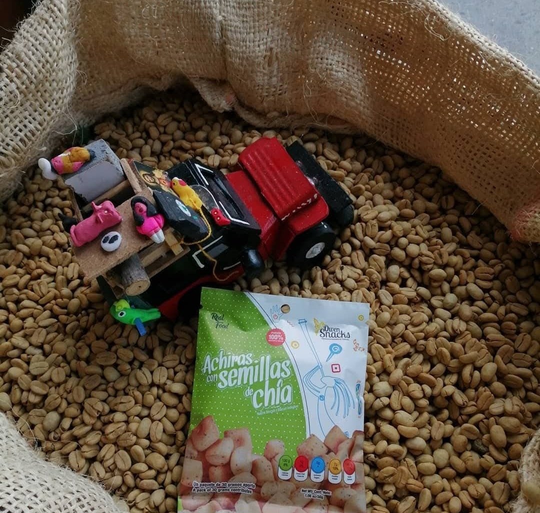Caja x 24 Achiras con Semillas de Chía (30g) Owen Snacks – El Crunch Saludable que Cuida tu Día - Imagen 3